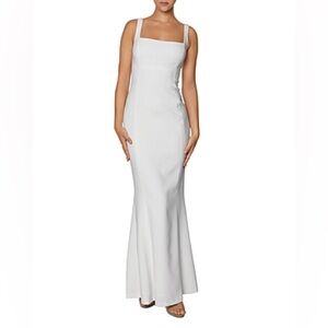 Laundry by Shelli Segal Ivory Mermaid Gown